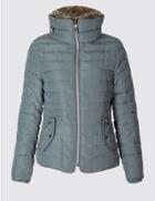 Marks & Spencer Padded Jacket With Stormwear&trade; Ice Blue