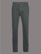Marks & Spencer Straight Fit Stretch Jeans Grey Blue