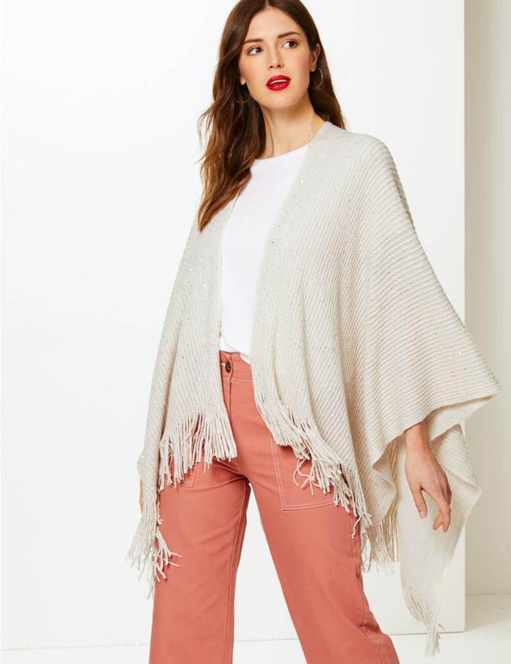 Marks & Spencer Sparkle Wrap Natural