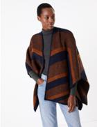 Marks & Spencer Chevron Colour Block Wrap Navy