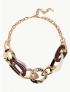 Marks & Spencer Crazy Link Skin Kind&trade; Collar Necklace Gold Mix
