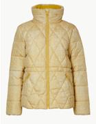 Marks & Spencer Padded Jacket With Stormwear&trade; Honey Mix