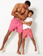 Marks & Spencer Sustainable Quick Dry Swim Shorts Pink