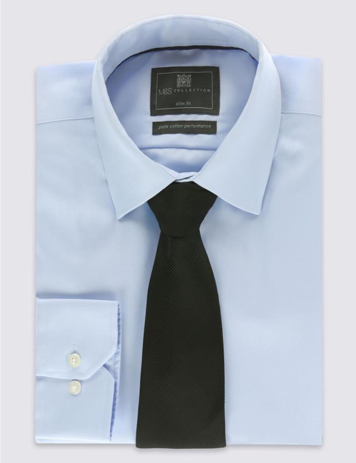 Marks & Spencer Twill Tie Black