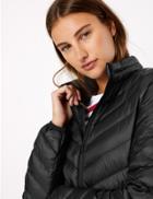 Marks & Spencer Quilted Feather & Down Padded Jacket Black