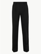 Marks & Spencer Regular Stretch Trousers Black