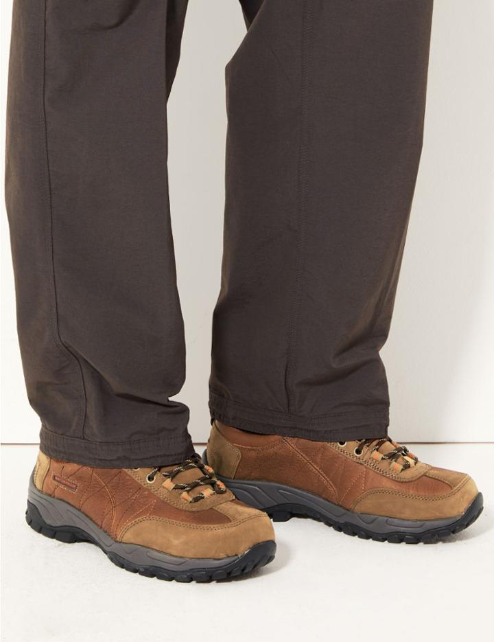 Marks & Spencer Leather Waterproof Storm Walking Boots Brown