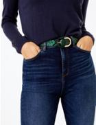 Marks & Spencer Snake Effect Hip Belt Green Mix