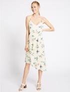 Marks & Spencer Printed Slip Dress Ivory Mix