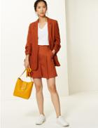 Marks & Spencer Ring Detail Bucket Bag Ochre