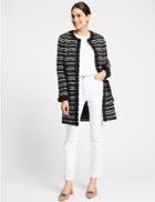 Marks & Spencer Textured Multi Colour Coat Multi