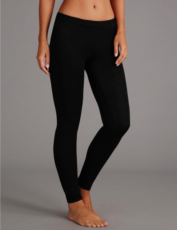 Marks & Spencer Heatgen&trade; Thermal Leggings With Cashmere Black