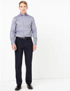 Marks & Spencer Navy Tailored Trousers