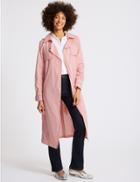 Marks & Spencer Trench Coat With Stormwear&trade; Rose Pink