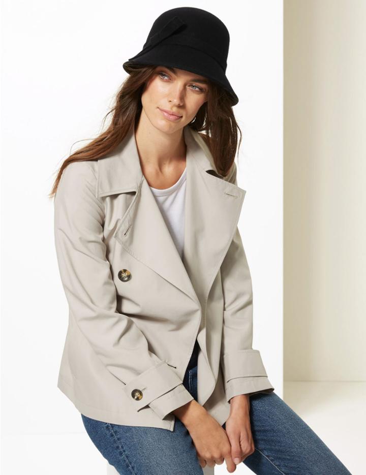 Marks & Spencer Pure Wool Bucket Hat Black
