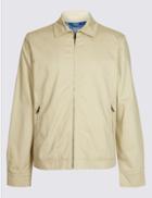 Marks & Spencer Pure Cotton Jacket With Stormwear&trade; Stone
