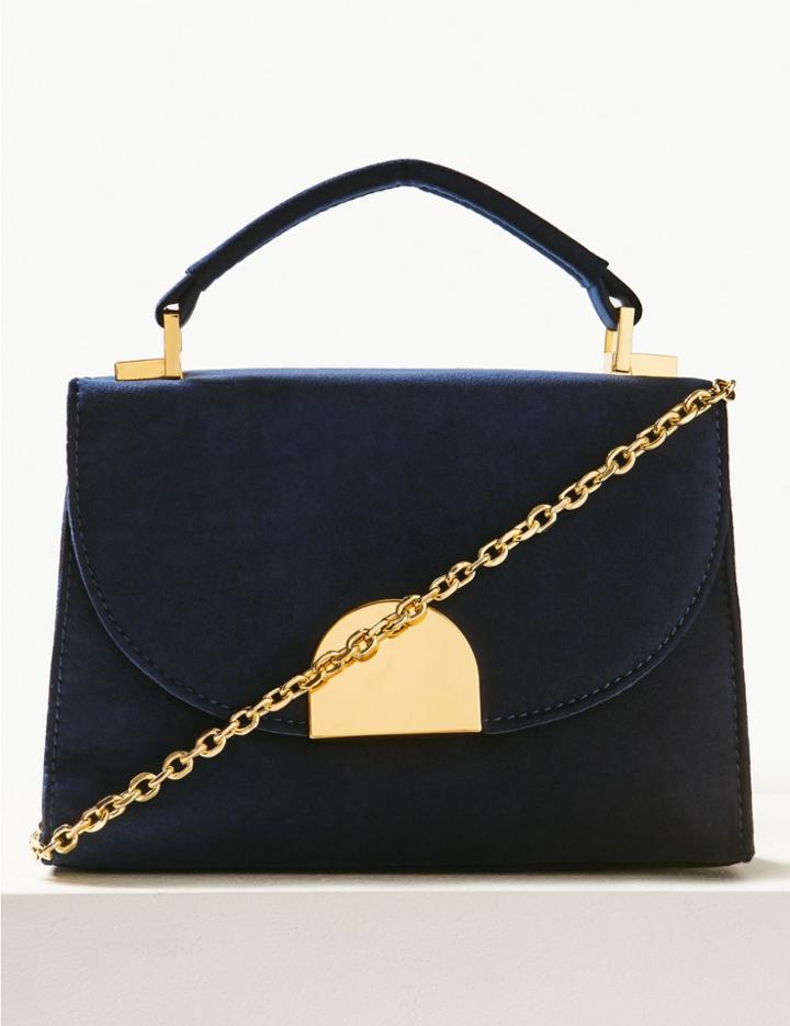 Marks & Spencer Mini Shoulder Bag Navy Mix