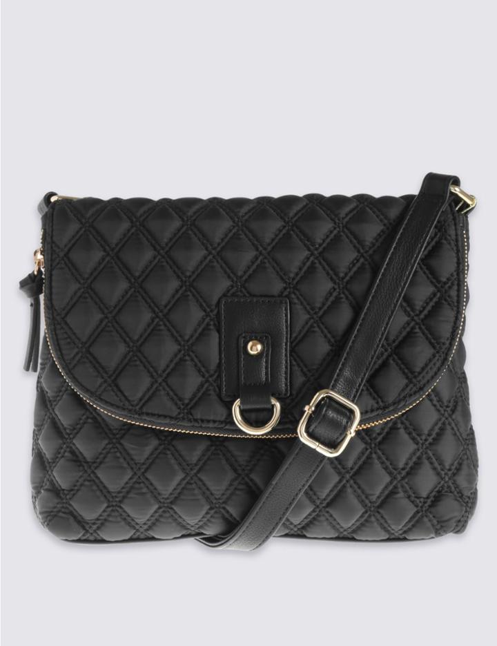 Marks & Spencer Soft Quilt Bag Black