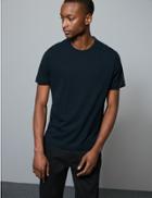 Marks & Spencer Supima&reg; Cotton Crew Neck T-shirt Dark Navy