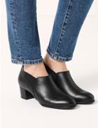 Marks & Spencer Leather Chelsea Shoe Boots Black
