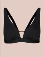 Marks & Spencer Non-wired Plunge Bikini Top Black