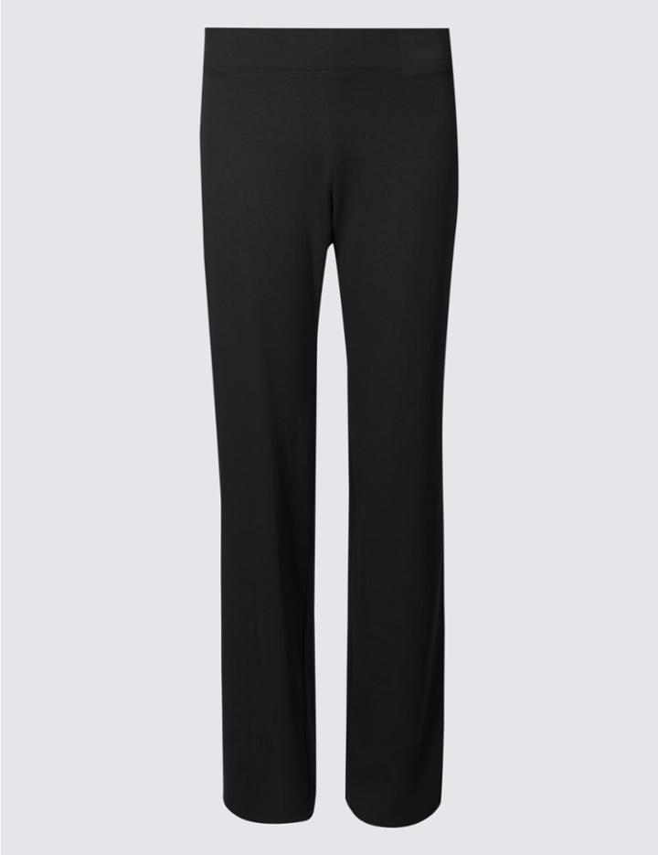 Marks & Spencer Petite Straight Leg Joggers Black