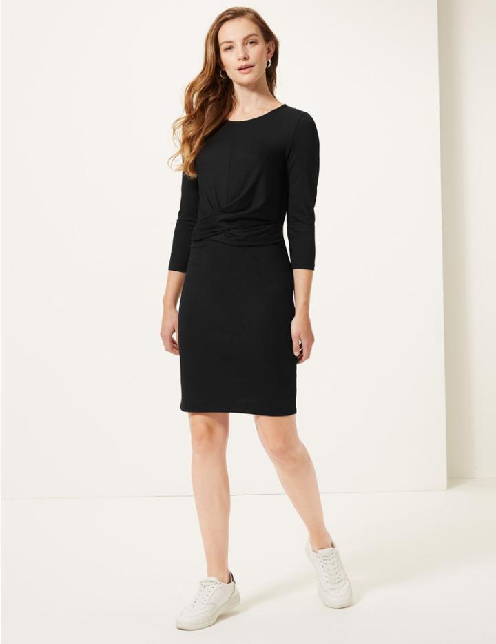 Marks & Spencer Jersey Bodycon Mini Dress Black