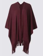 Marks & Spencer Stitch Border Wrap Berry