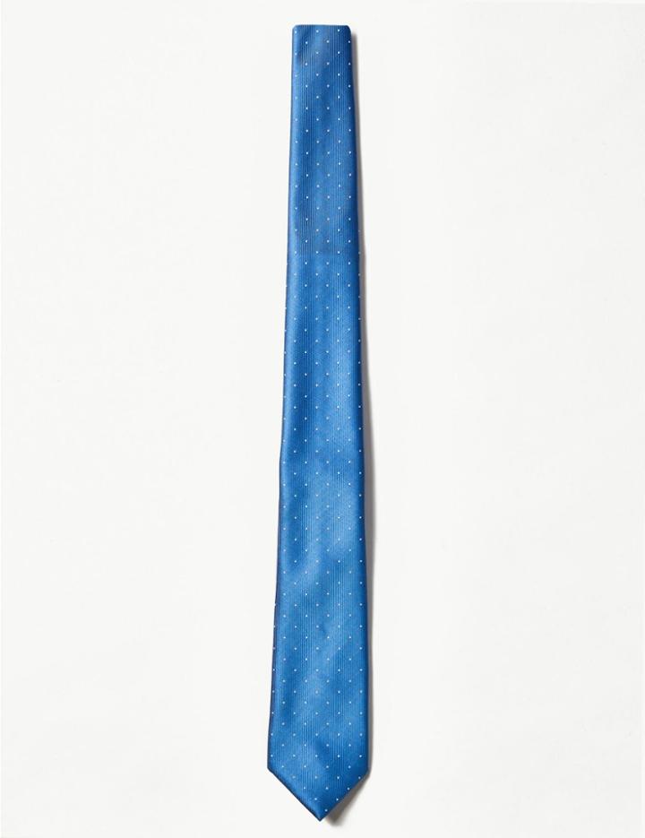 Marks & Spencer Spotted Tie Periwinkle