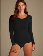 Marks & Spencer Heatgen Plus&trade; Thermal Longline Top Black