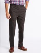Marks & Spencer Cotton Rich Chinos Brown