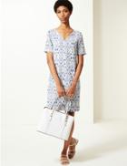Marks & Spencer Soft Stud Tote Bag White/white