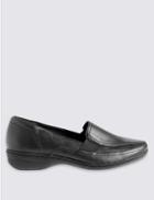 Marks & Spencer Leather Loafers Black