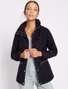 Marks & Spencer Jacquard Anorak Jacket With Stormwear&trade; Navy