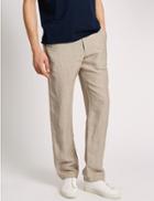 Marks & Spencer Pure Linen Easy To Iron Chinos Ecru