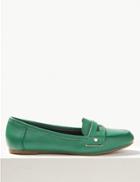 Marks & Spencer Penny Loafers Green