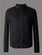 Marks & Spencer Modern Shirt Jacket With Stormwear&trade; Dark Navy