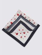 Marks & Spencer The Poppy&reg; Collection Handkerchief White Mix