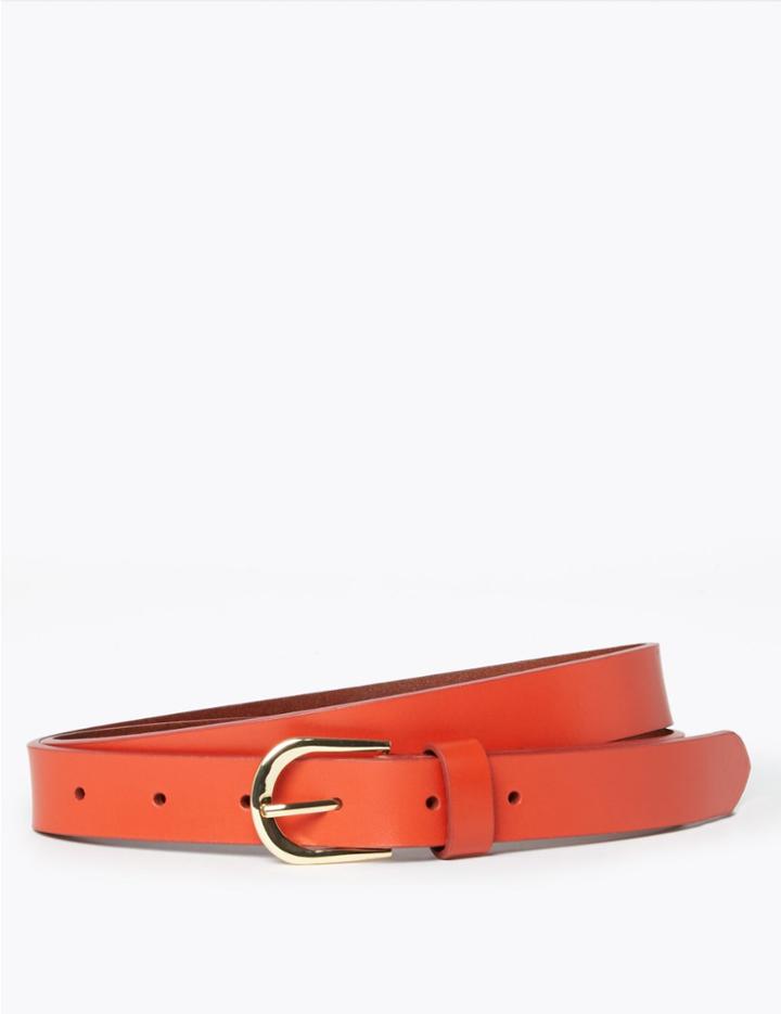 Marks & Spencer Leather Hip Belt Burnt Orange