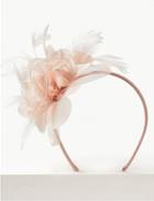 Marks & Spencer Small Feather Fascinator Blush
