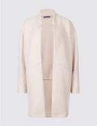Marks & Spencer Petite Textured Coat Pale Pink