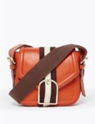 Marks & Spencer Leather Mini Saddle Bag Burnt Orange