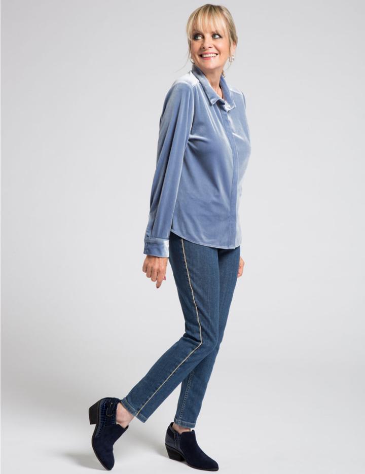 Marks & Spencer Standard Rise Skinny Leg Jeans Medium Indigo