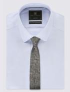 Marks & Spencer Slim Fit Textured Tie Periwinkle