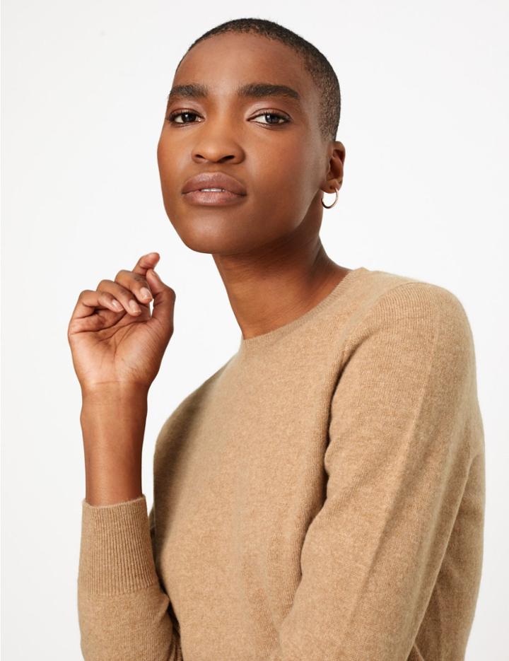 Marks & Spencer Pure Cashmere Round Neck Jumper