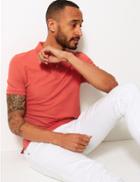 Marks & Spencer Slim Fit Pure Cotton Polo Shirt Terracotta