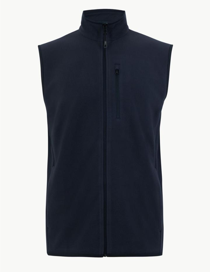 Marks & Spencer Fleece Gilet Navy