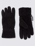 Marks & Spencer Classic Fleece Gloves With Thinsulate&trade; Black