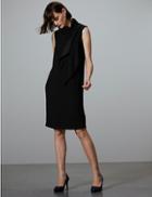 Marks & Spencer Shoulder Detail Shift Dress Black