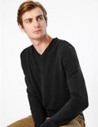 Marks & Spencer V Neck Jumper Black